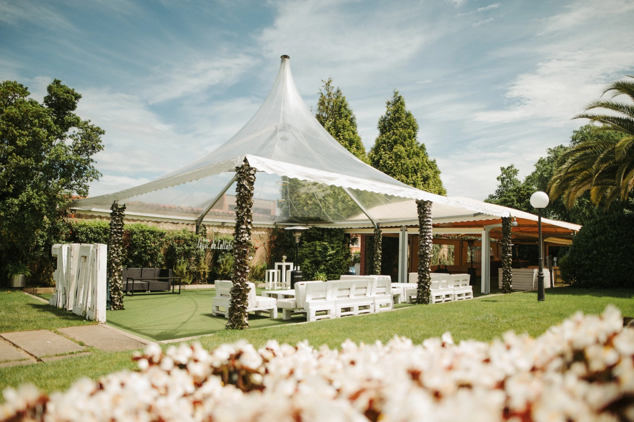 Jardines para celebraciones · Llagar de Colloto